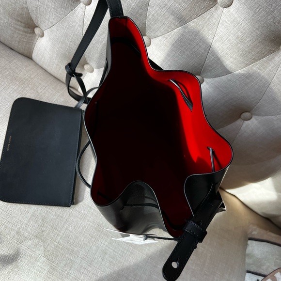 Mansur Gavriel Leather Bucket Bag - Picture 6 of 8